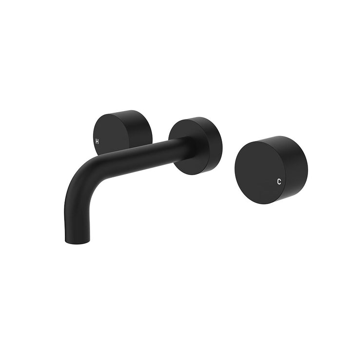 Fienza Kaya Wall Set, Round Taps 130mm