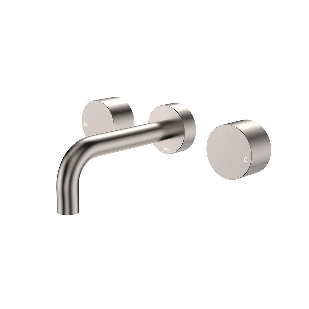 Fienza Kaya Wall Set, Round Taps 130mm