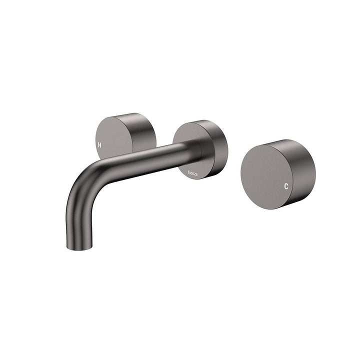 Fienza Kaya Wall Set, Round Taps 130mm