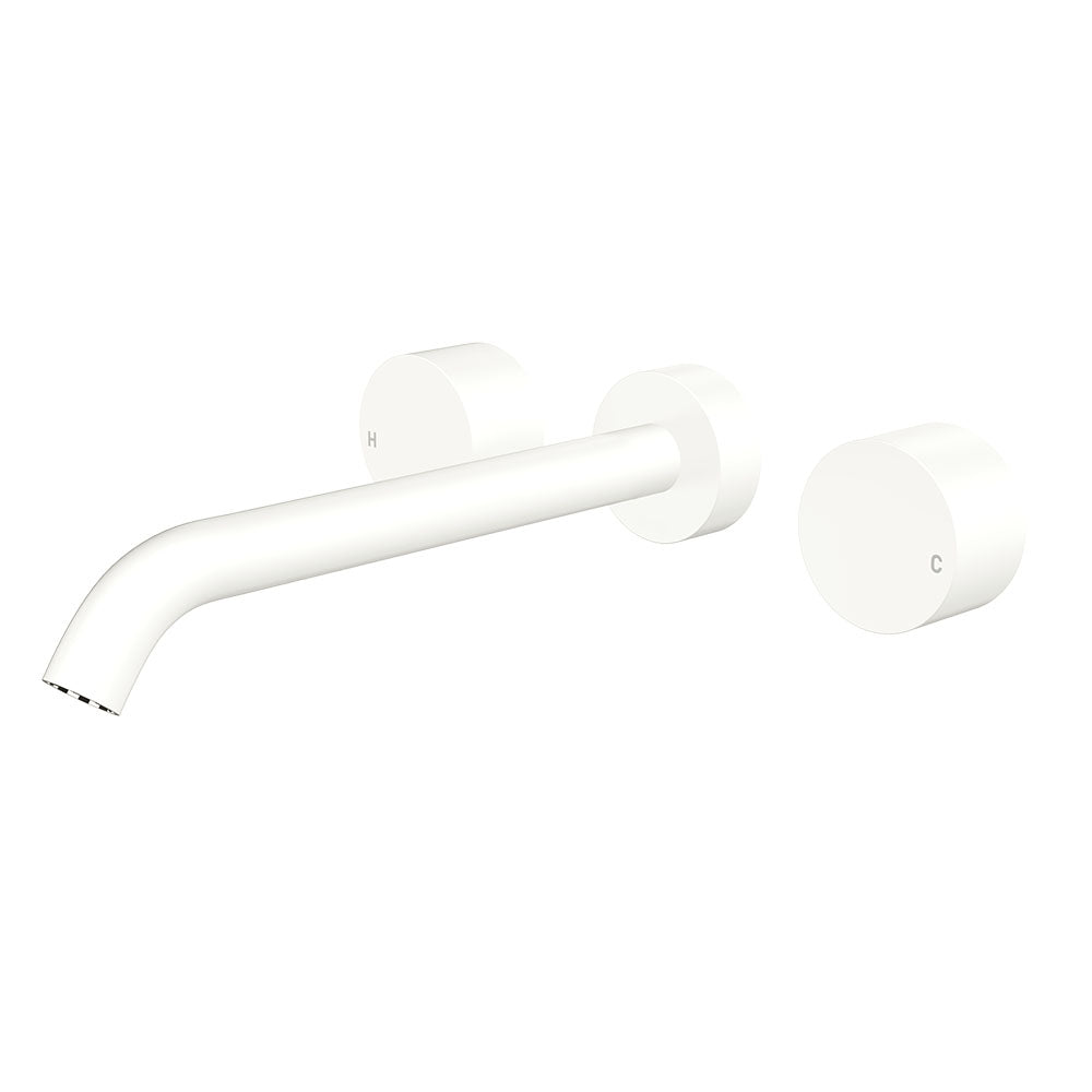 Fienza Kaya Wall Set, Round Taps 220mm