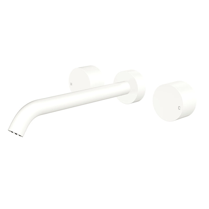 Fienza Kaya Wall Set, Round Taps 220mm