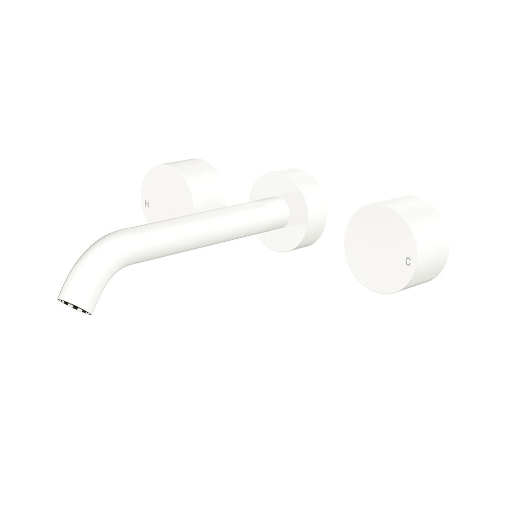 Fienza Kaya Wall Set, Round Taps 180mm