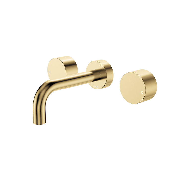 Fienza Kaya Wall Set, Round Taps 130mm
