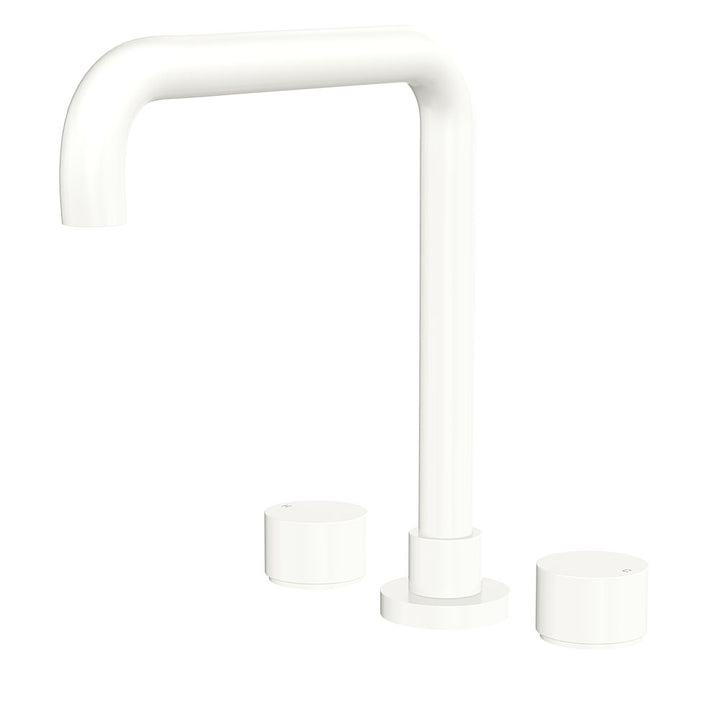 Fienza Kaya Squareline Hob Set, Round Taps