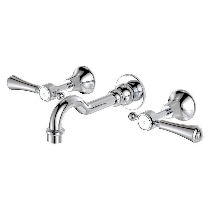 Fienza Lillian Lever Basin/Bath Wall Set
