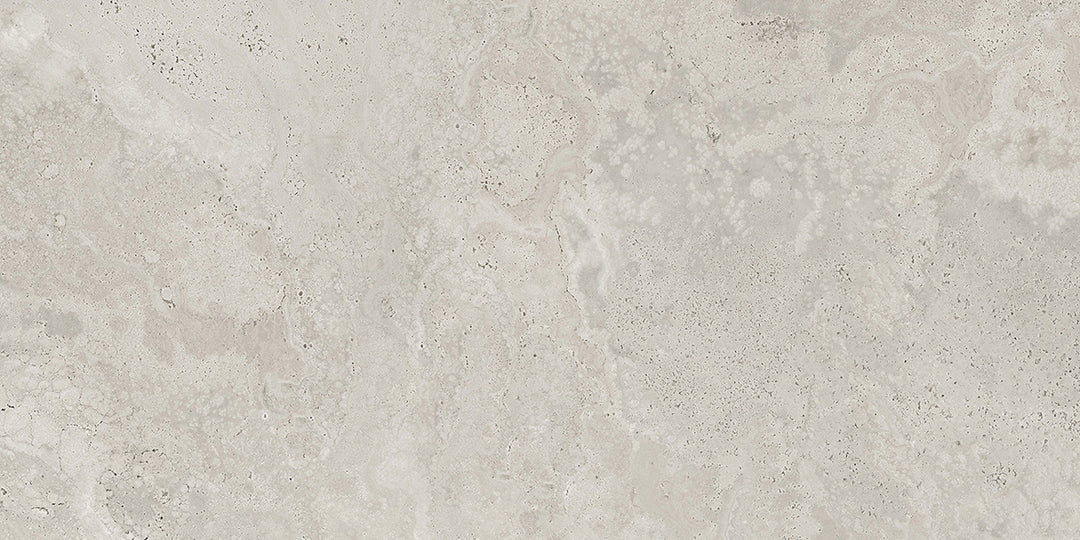 Crown Travertine Silver Glazed Porcelain Collection