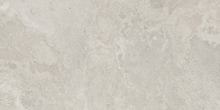 Crown Travertine Silver Glazed Porcelain Collection