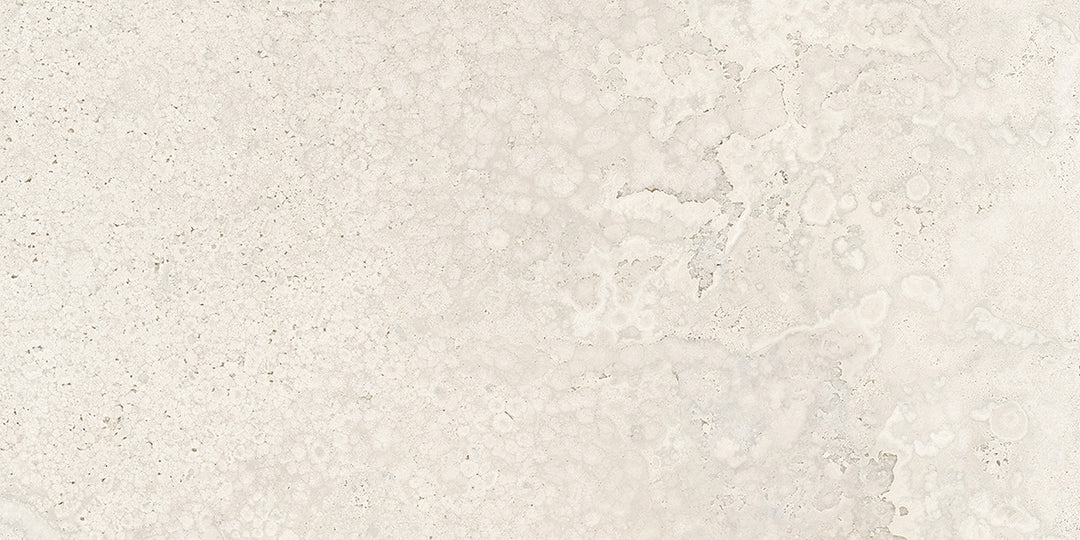 Crown Travertine White Glazed Porcelain Collection
