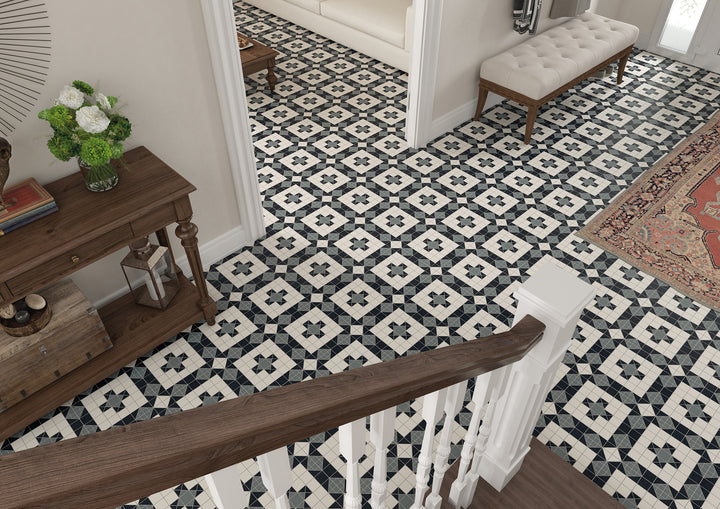 Federation Series Spanish Patterned Porcelain Feature Tile Matt 316x316