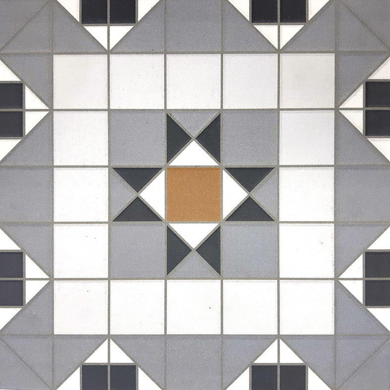 Federation Series Spanish Patterned Porcelain Feature Tile Matt 316x316