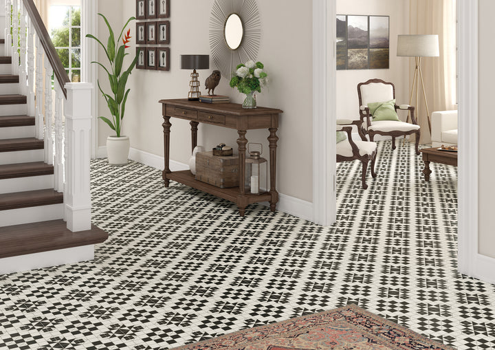 Federation Series Spanish Patterned Porcelain Feature Tile Matt 316x316