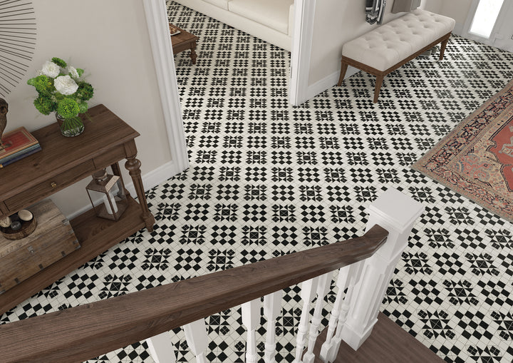 Federation Series Spanish Patterned Porcelain Feature Tile Matt 316x316