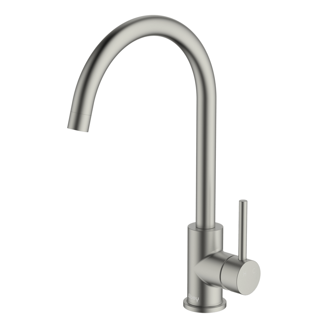 Abey Lucia Goose Sidelever Mixer Lead Free