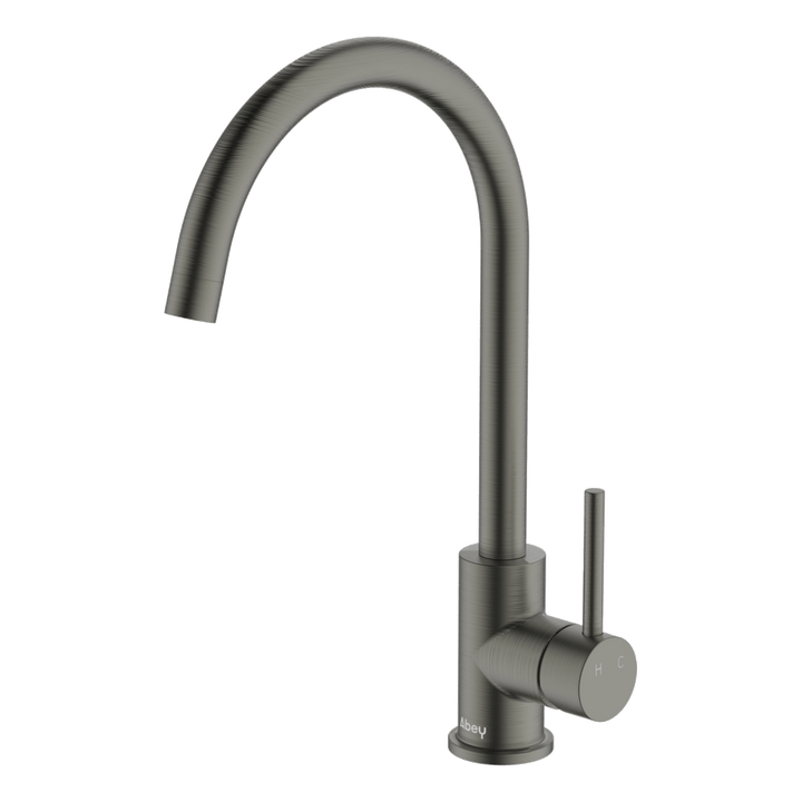 Abey Lucia Goose Sidelever Mixer Lead Free