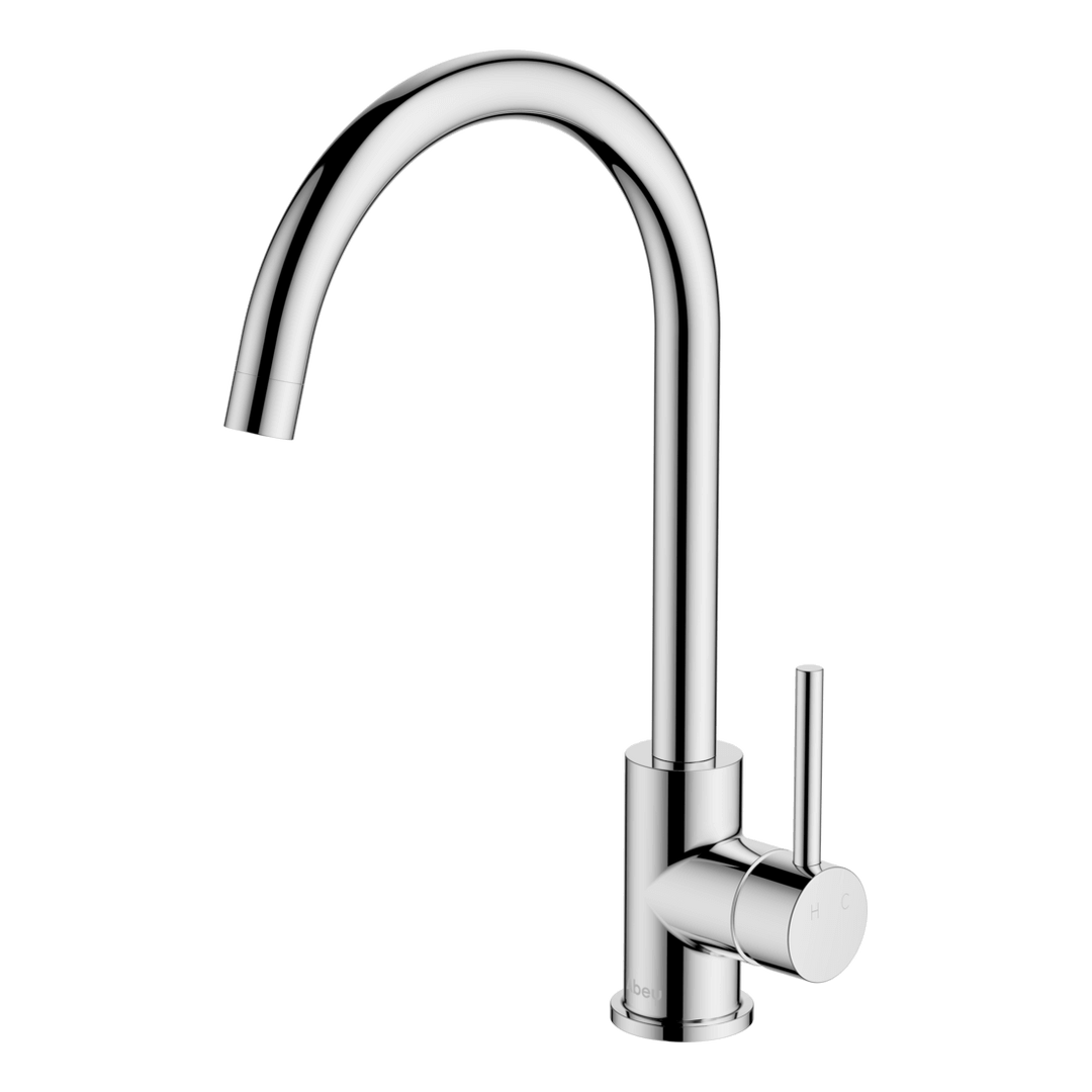 Abey Lucia Goose Sidelever Mixer Lead Free