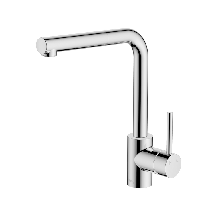 Abey Lucia Sidelever Mixer with Pull Out Lead Free