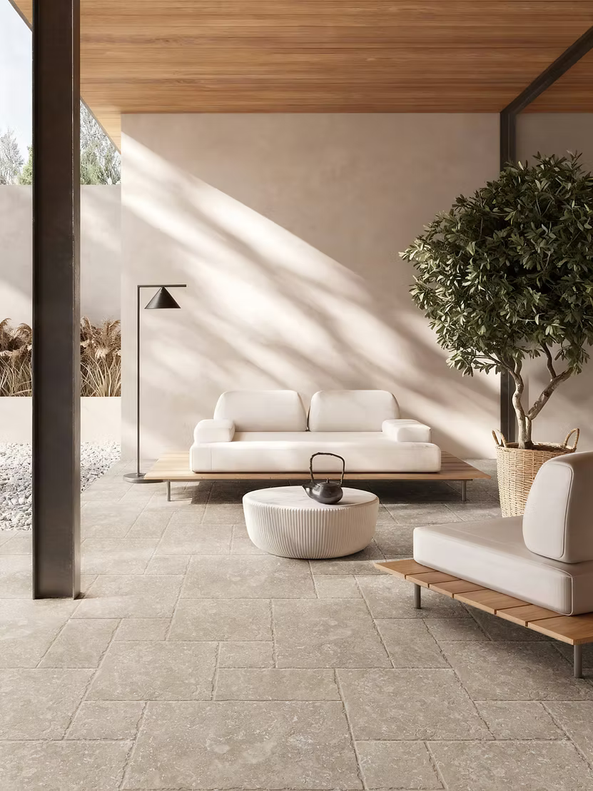 Bari Porcelain Travertine Series