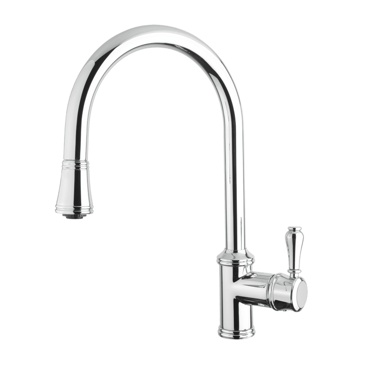 Abey Vicario Provincial Single Lever Kitchen Mixer with Pull Out Lead Free