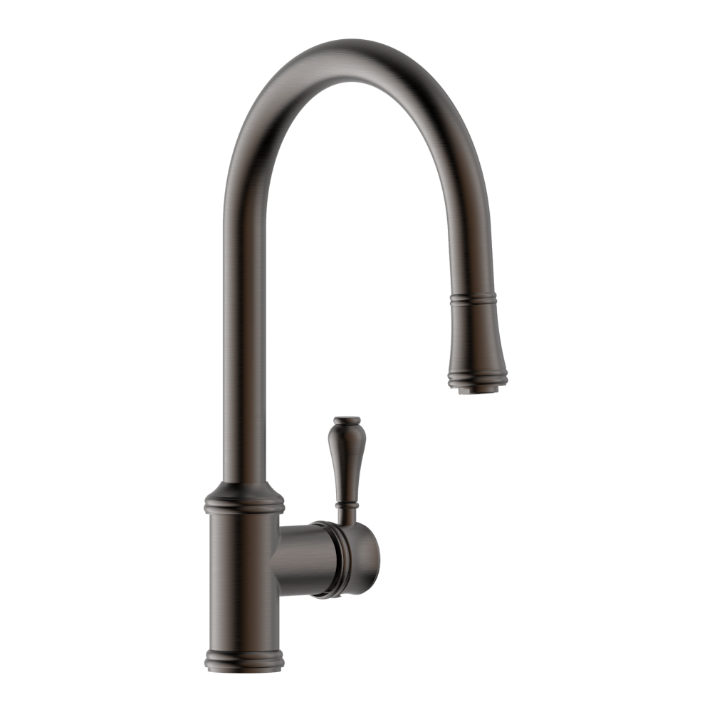 Abey Vicario Provincial Single Lever Kitchen Mixer with Pull Out Lead Free