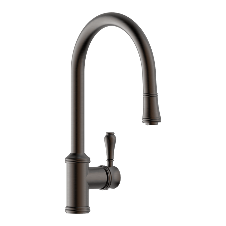 Abey Vicario Provincial Single Lever Kitchen Mixer with Pull Out Lead Free