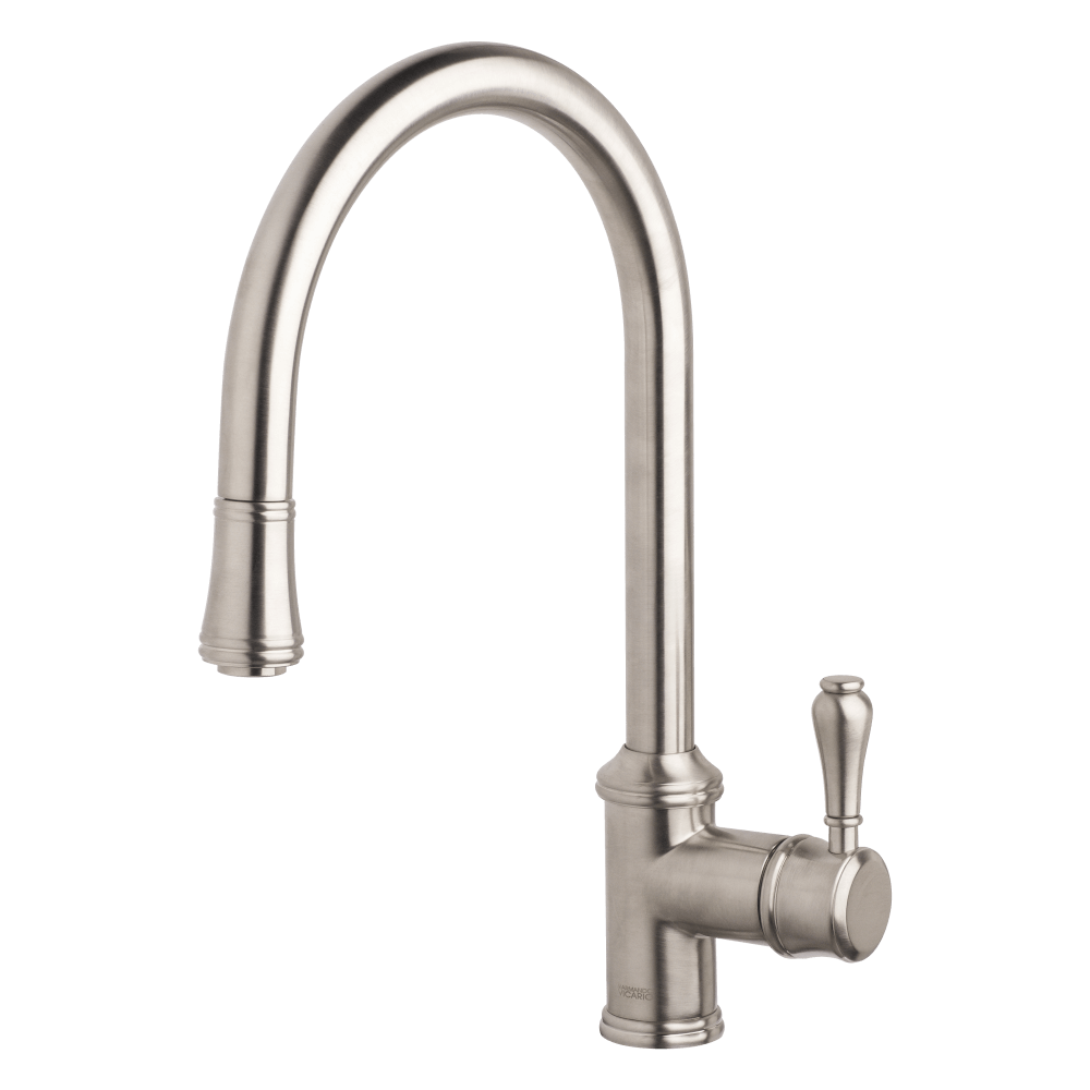Abey Vicario Provincial Single Lever Kitchen Mixer with Pull Out Lead Free