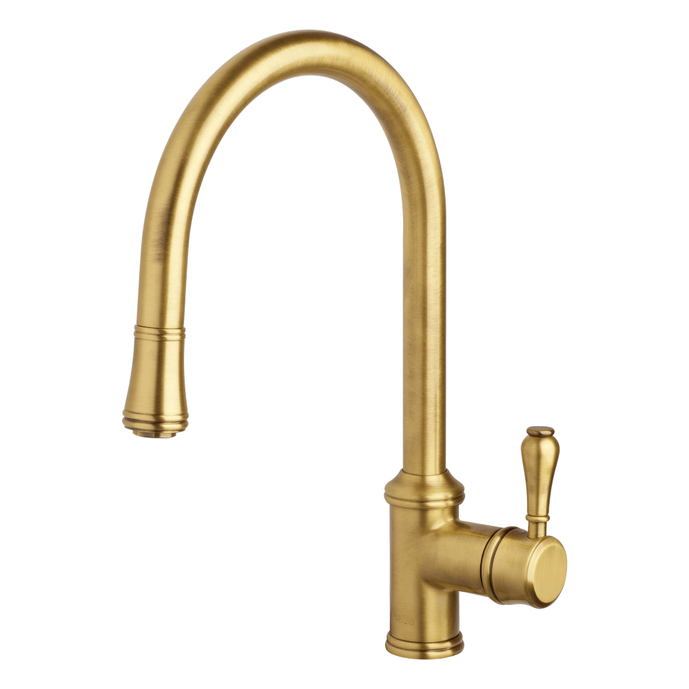 Abey Vicario Provincial Single Lever Kitchen Mixer with Pull Out Lead Free