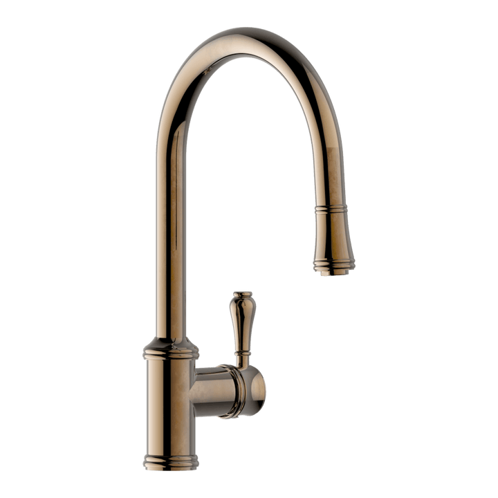 Abey Vicario Provincial Single Lever Kitchen Mixer with Pull Out Lead Free