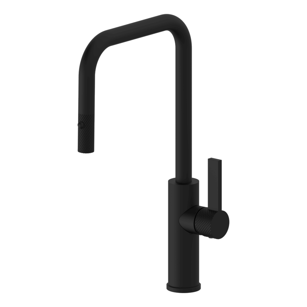 Abey Luz Industrial Pull Out Kitchen Mixer Dual Spray Lead Free