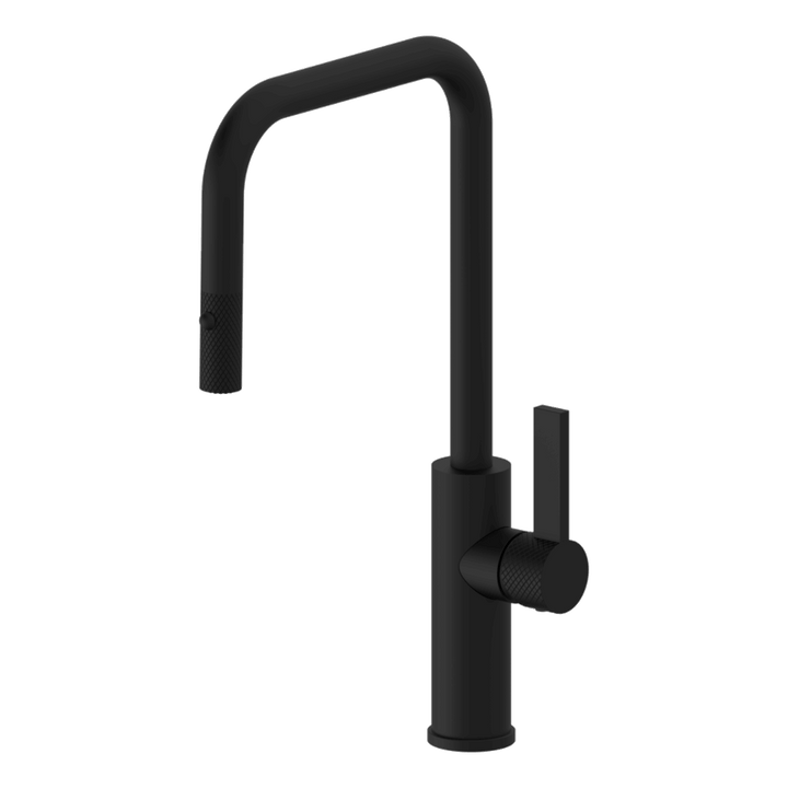 Abey Luz Industrial Pull Out Kitchen Mixer Dual Spray Lead Free