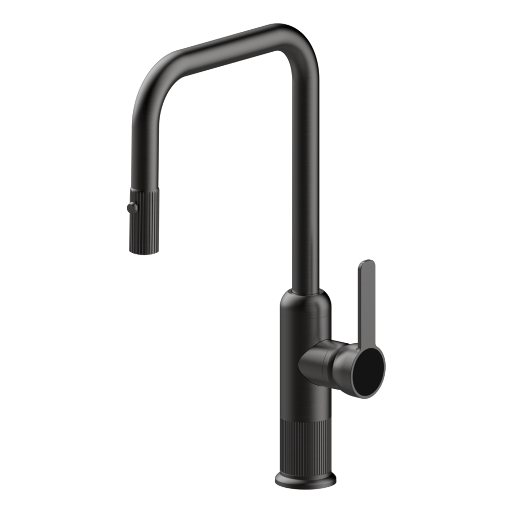 Abey Vicario Lumiere Pull Out Kitchen Mixer Dual Spray Lead Free