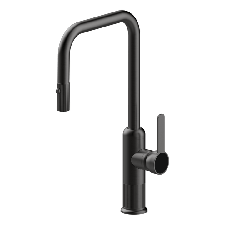 Abey Vicario Lumiere Pull Out Kitchen Mixer Dual Spray Lead Free