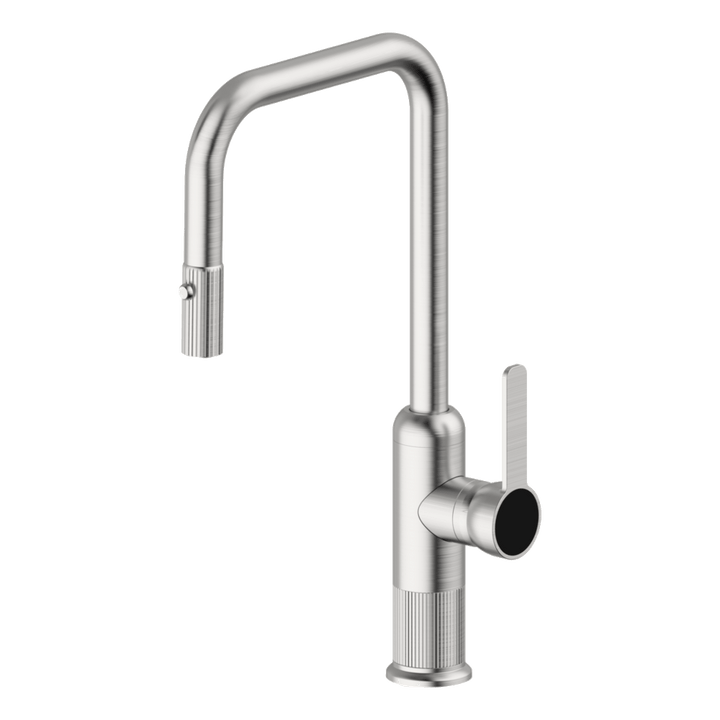 Abey Lumiere Pull Out Kitchen Mixer Dual Spray Lead Free