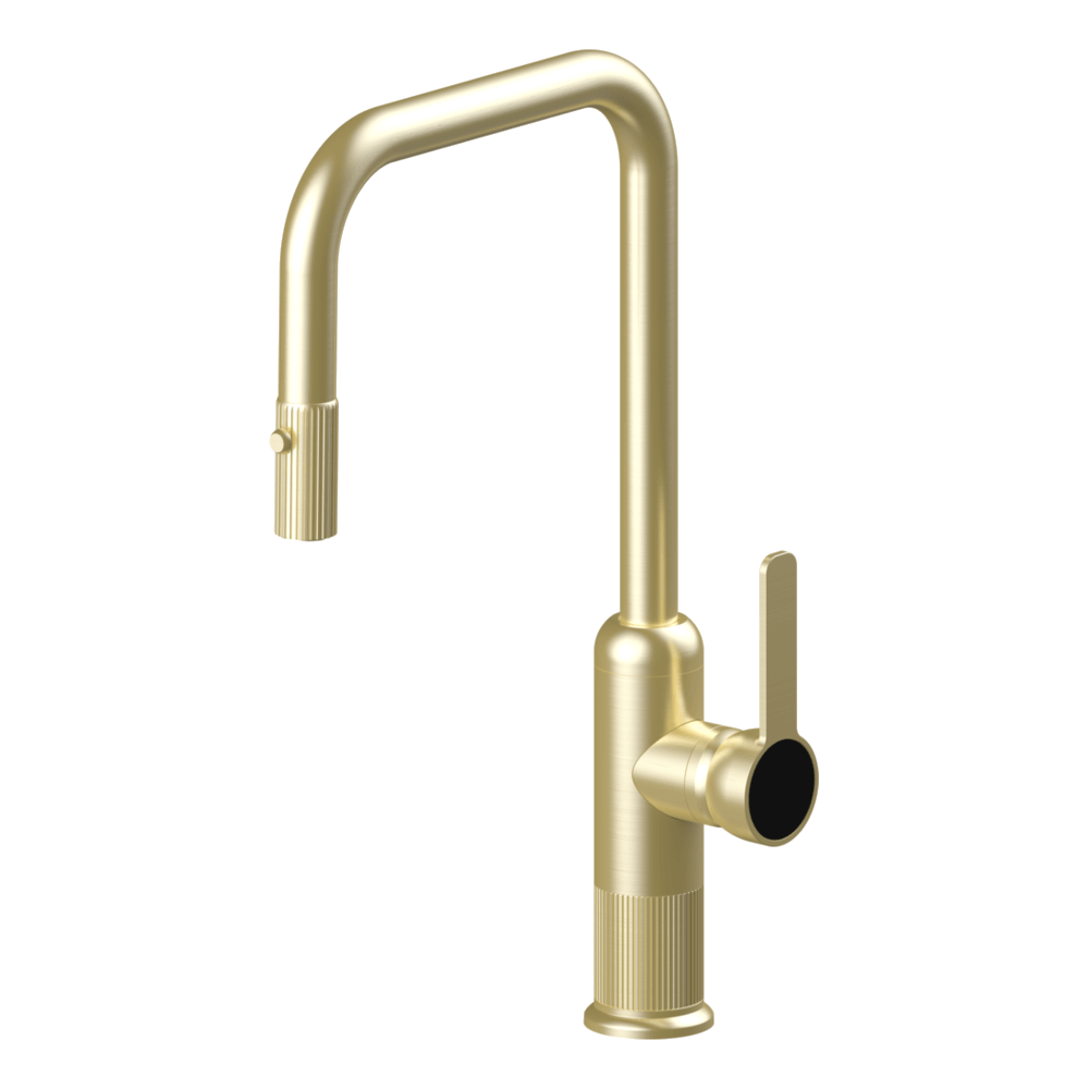 Abey Lumiere Pull Out Kitchen Mixer Dual Spray Lead Free