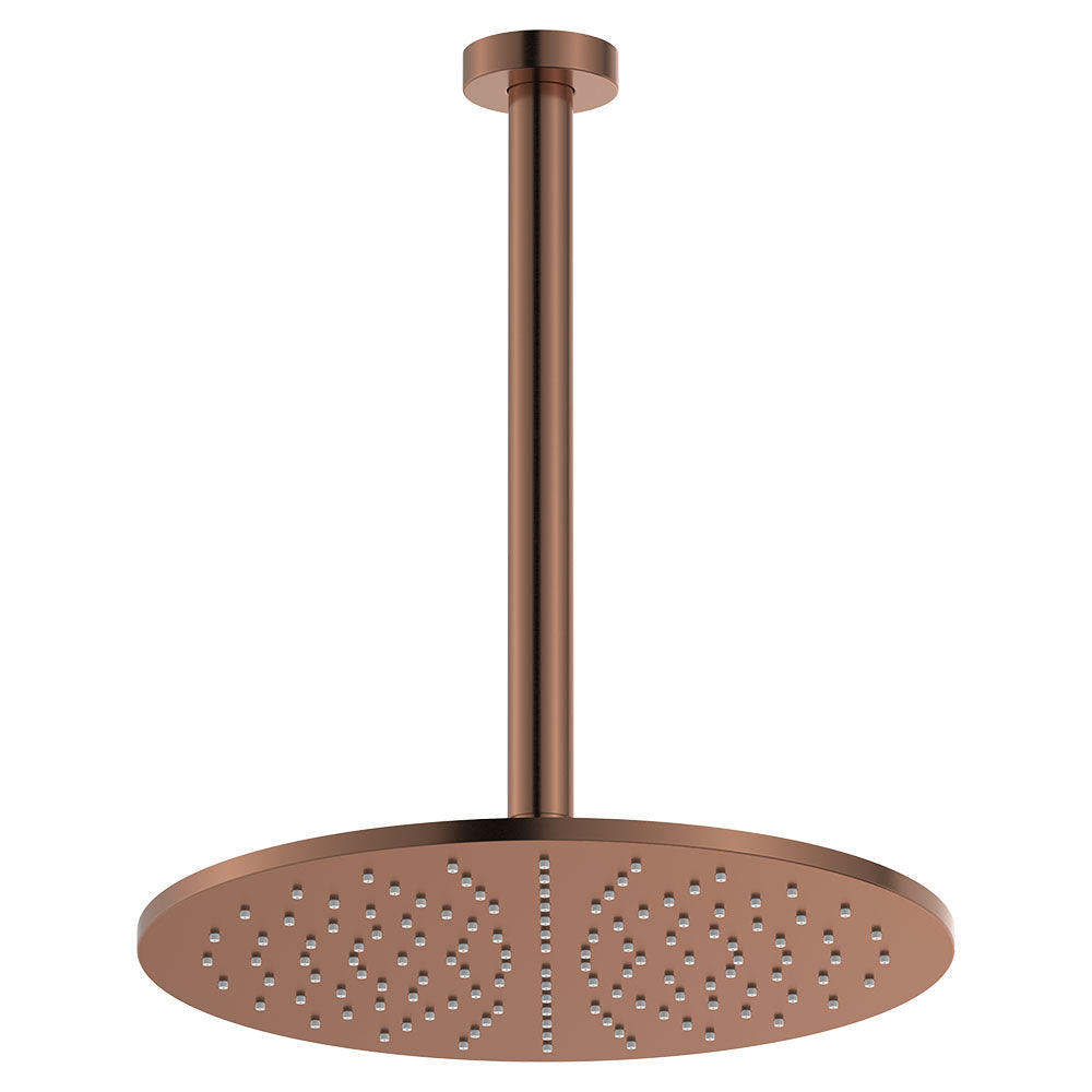 Fienza Empire Slim Ceiling Shower 300mm Head, 350mm Drop