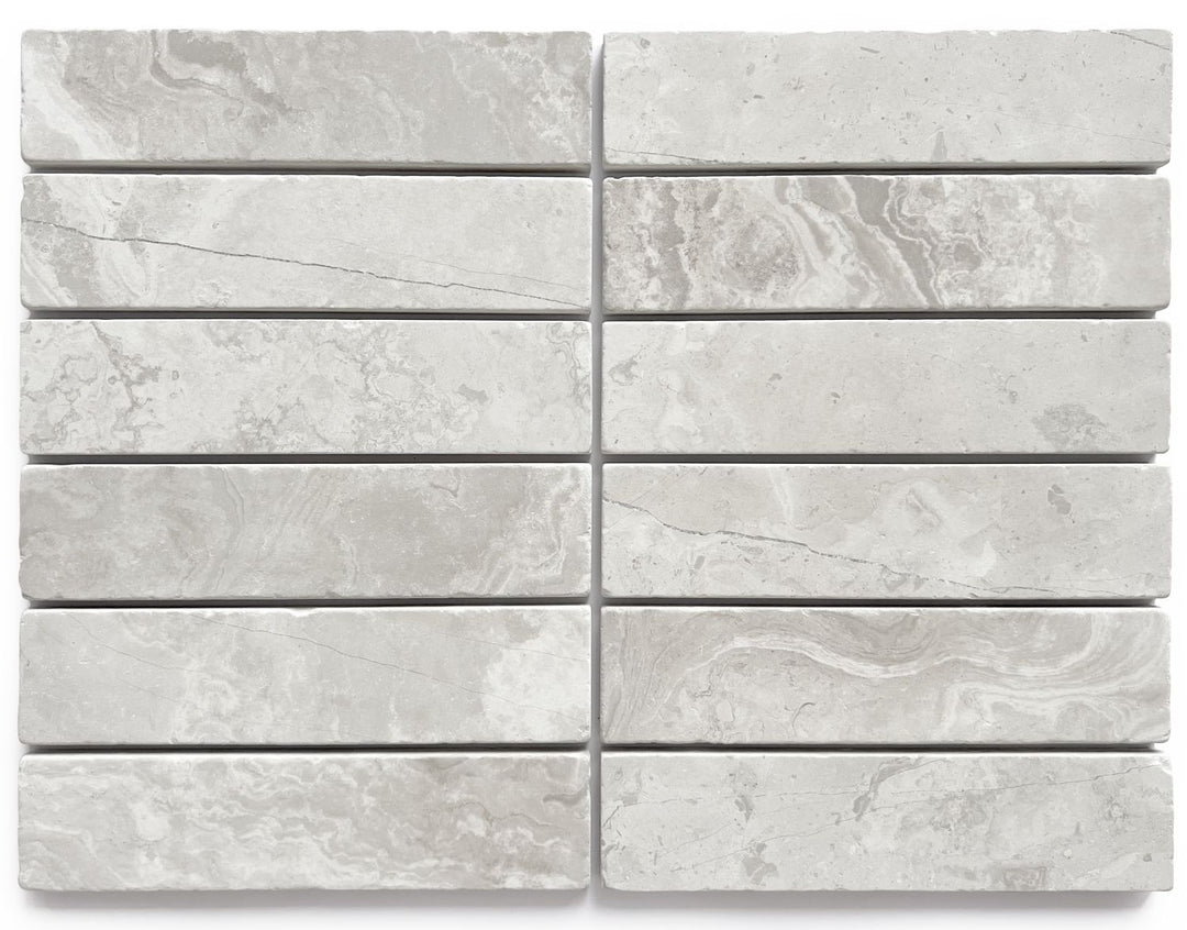 Apollo Collection Natural Stone Tumbled Subways 50x200mm