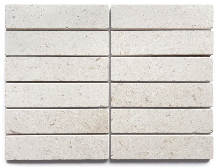 Apollo Collection Natural Stone Tumbled Subways 50x200mm