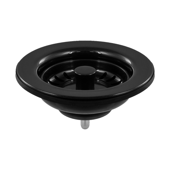 Abey Strainer & Flange Black