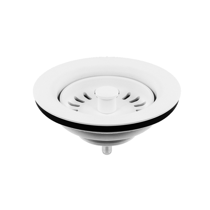 Abey Strainer &amp; Flange White