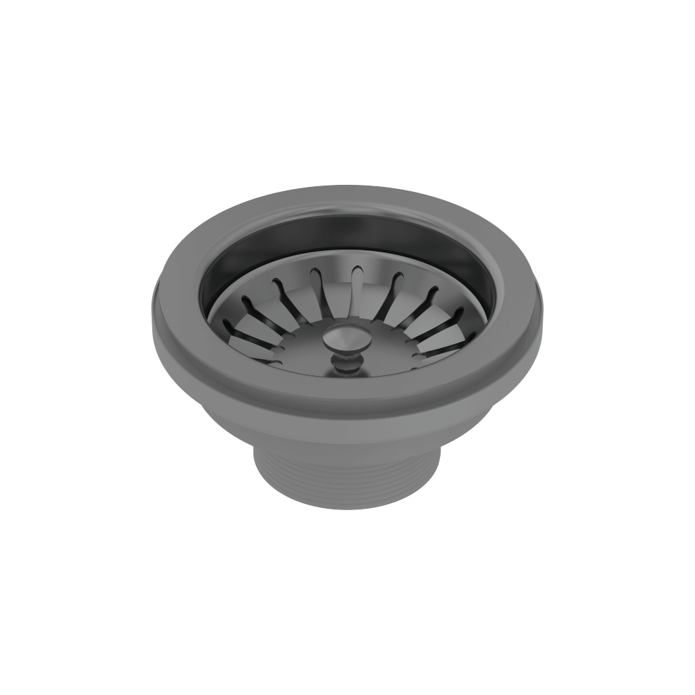 Abey Plug &amp; Waste 90x50mm Black Pearl
