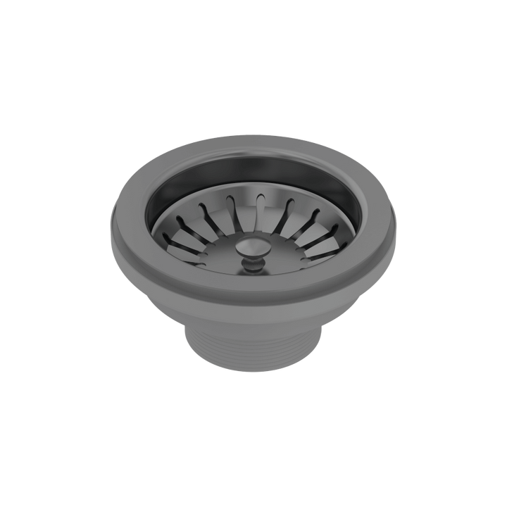 Abey Plug &amp; Waste 90x50mm Black Pearl
