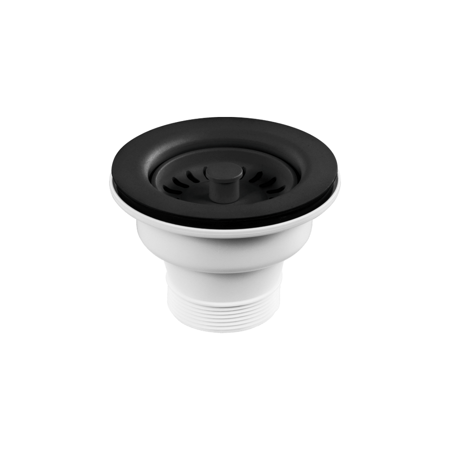 Abey Plug & Waste 90x50mm Black