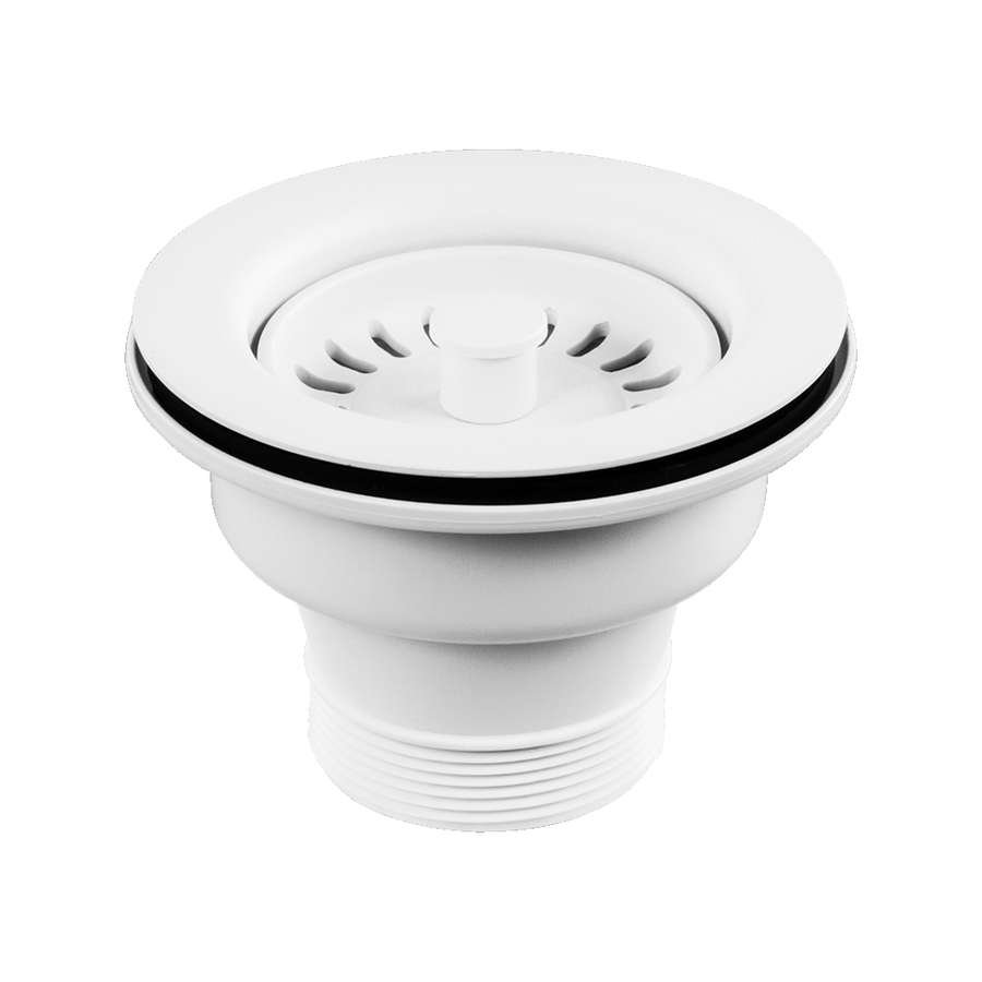 Abey Plug & Waste 90x50mm White