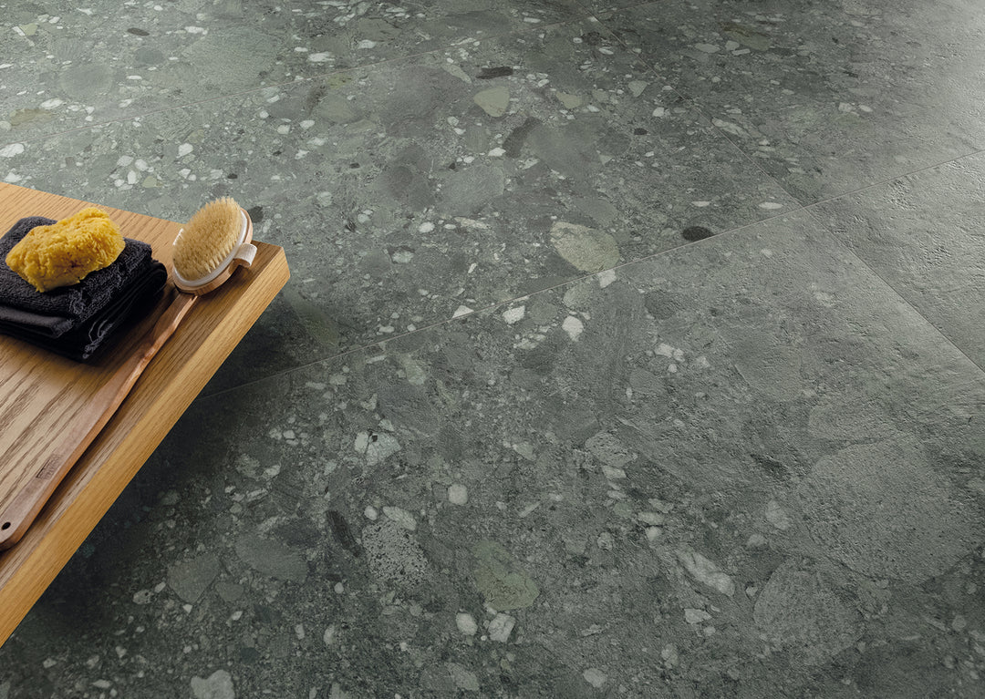 Italian Ceppo Verde Green Porcelain Tile 600x1200