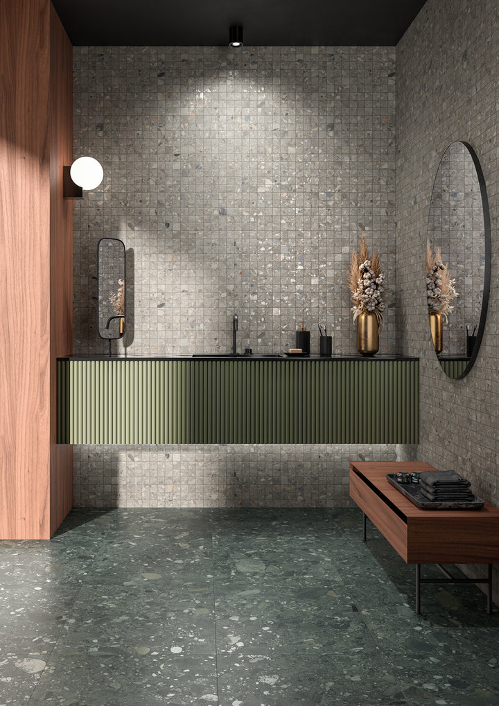 Italian Ceppo Verde Green Porcelain Tile 600x1200