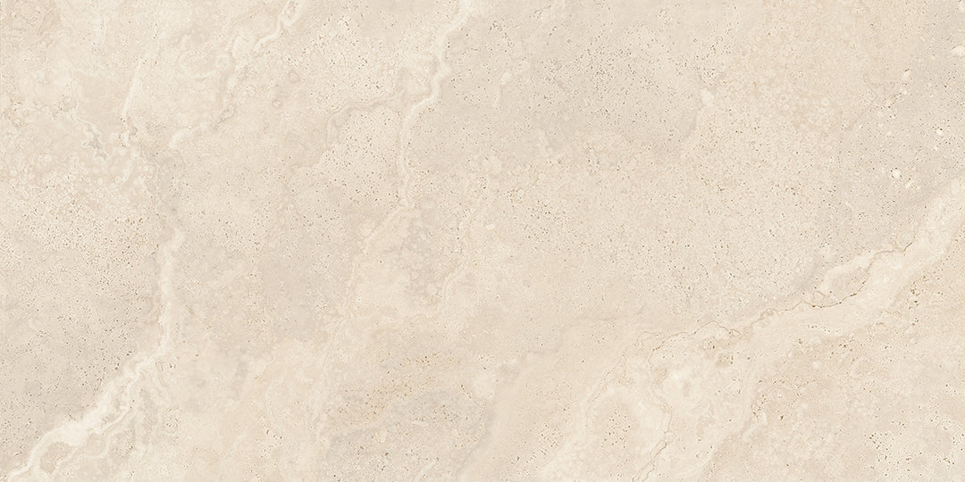 Crown Travertine Beige Glazed Porcelain Collection