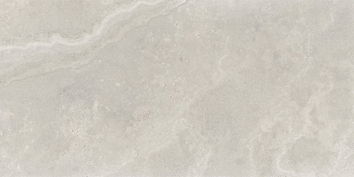 Crown Travertine Silver Glazed Porcelain Collection