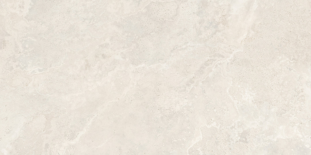 Crown Travertine White Glazed Porcelain Collection