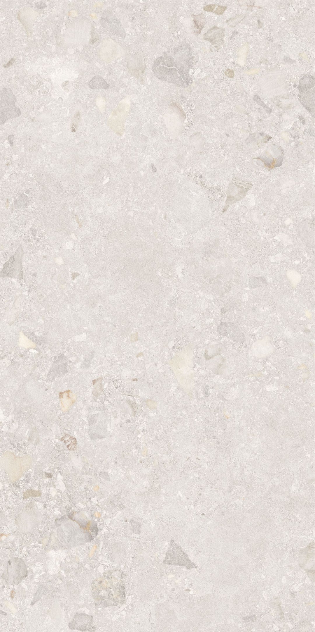 Luna Collection Stone &amp; Terrazzo Look Porcelain Tiles - White