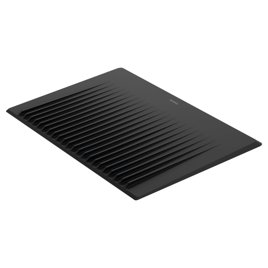 Abey Schock 2×2 Design Drip Brushed Black Metallic