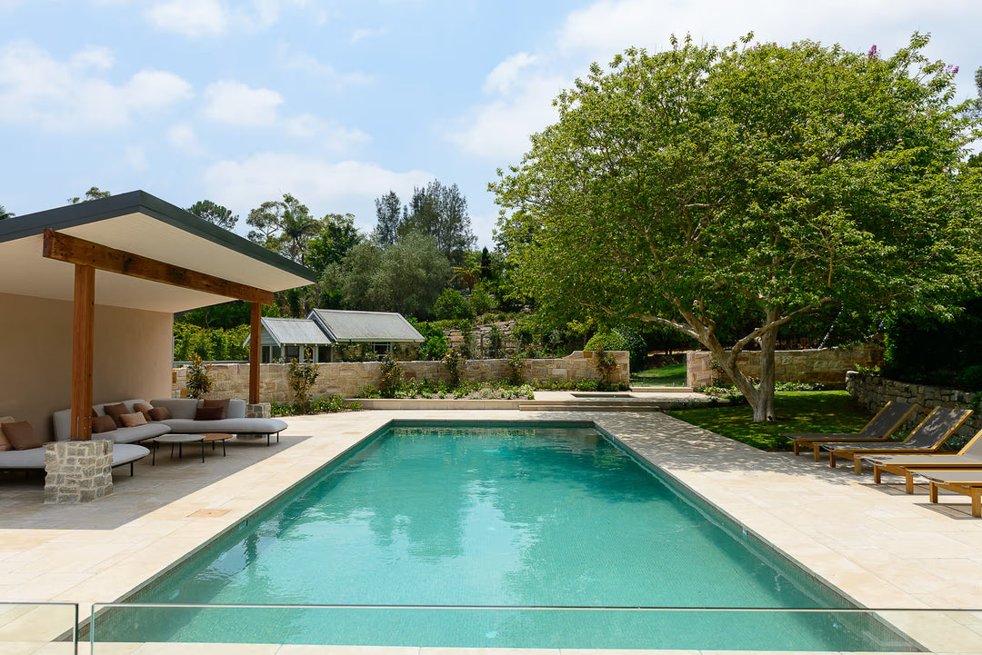 The Ezarri Zen Pale Cherry Pool Tile